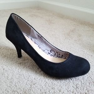 CL by Laundry Faux Suede Low Heel Pumps